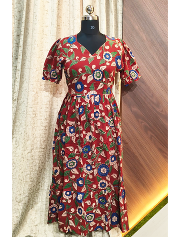 7871 - Kalamkari  Frock