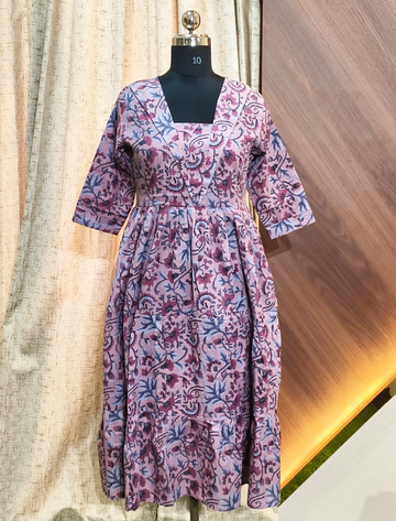 7878 -  Kantha Cotton Frock