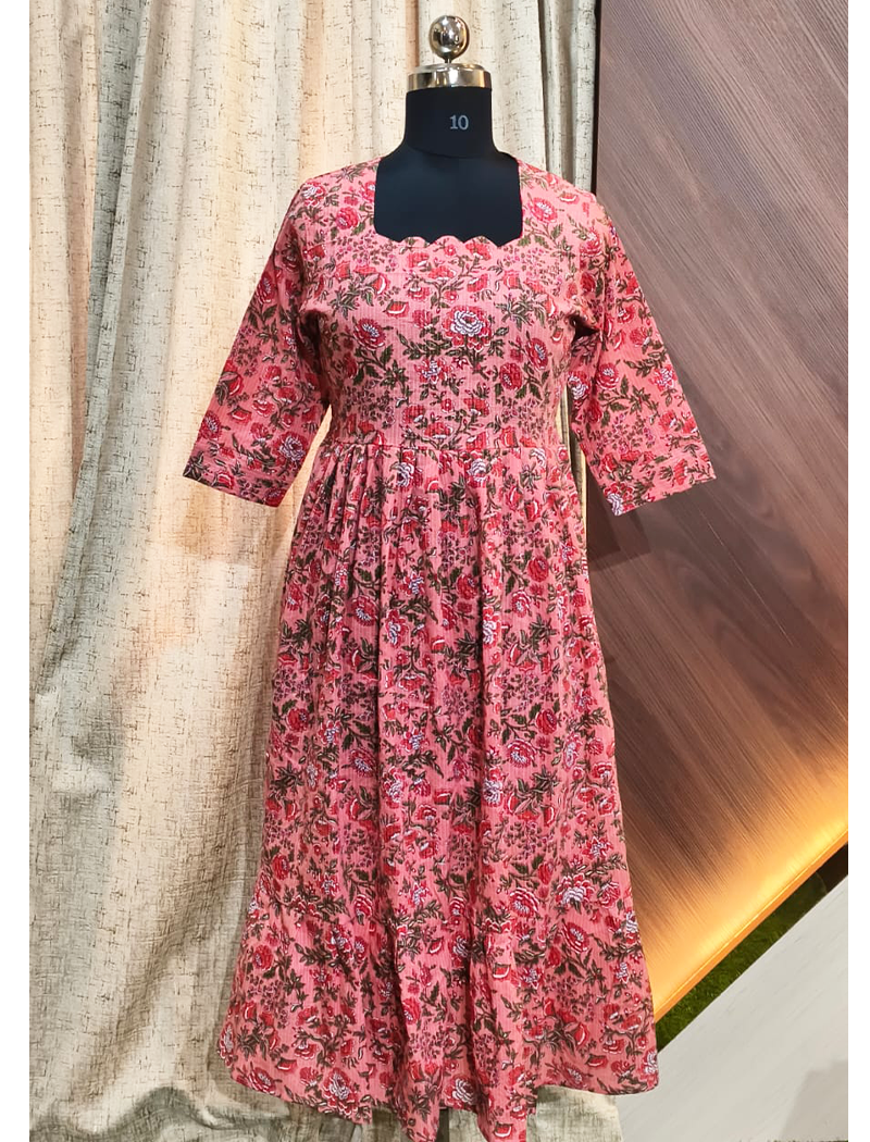 7882 -  Kantha Cotton Frock