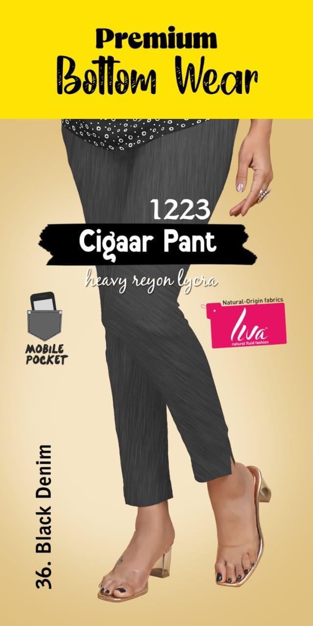 Cigaar Pants Black Denim 1074