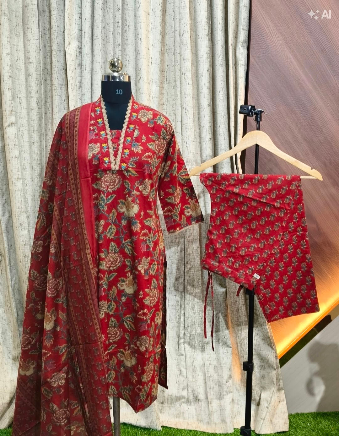 RC013 - Kurti and Pant with Dupatta 3pcs