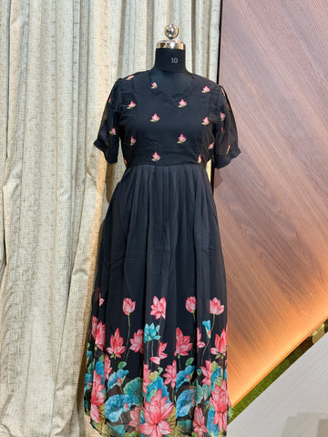 A927-  Georgette Frock