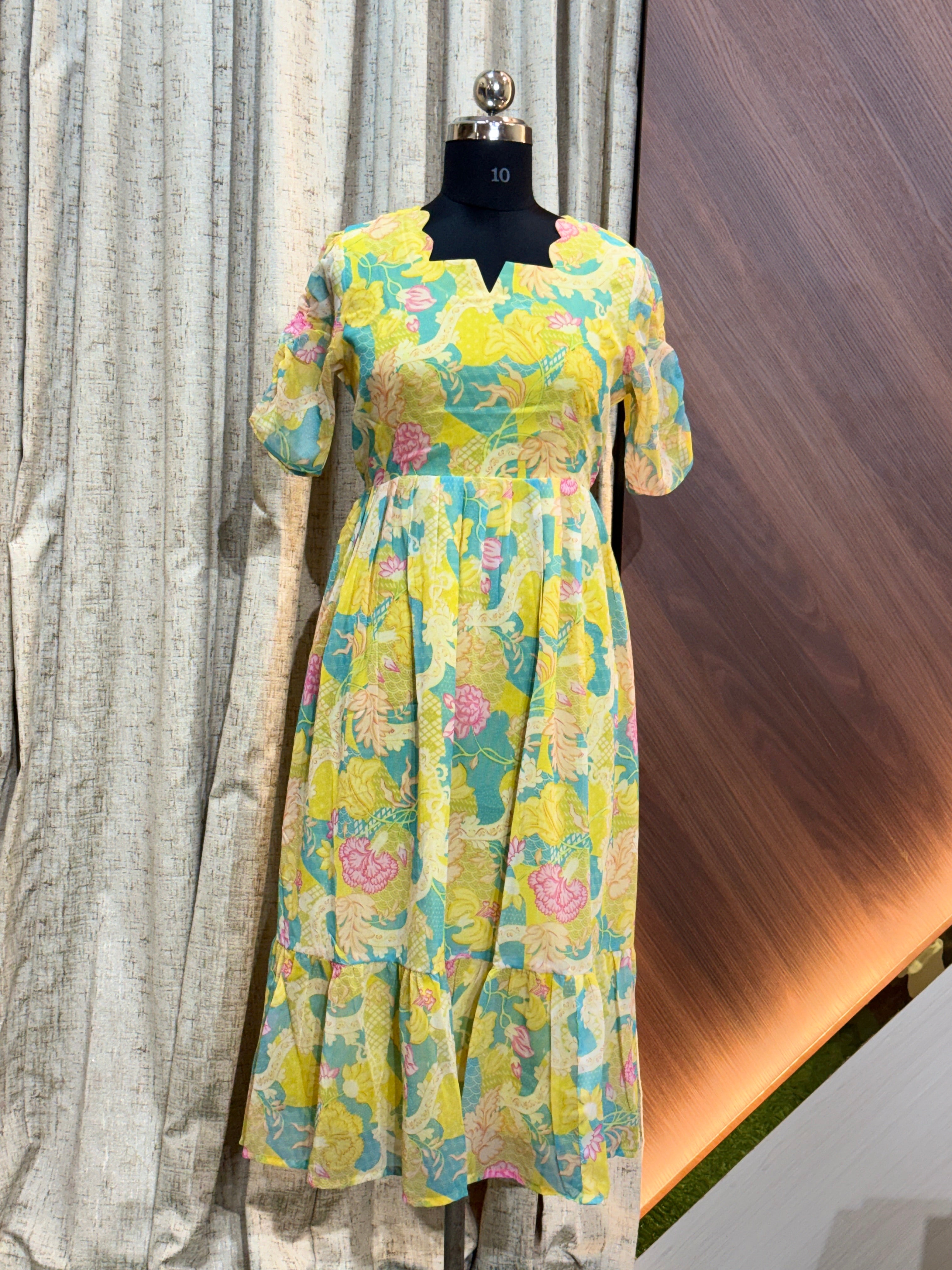 A921-  Georgette Frock