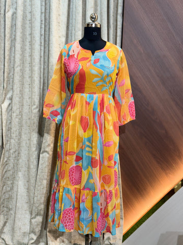 A923-  Georgette Frock