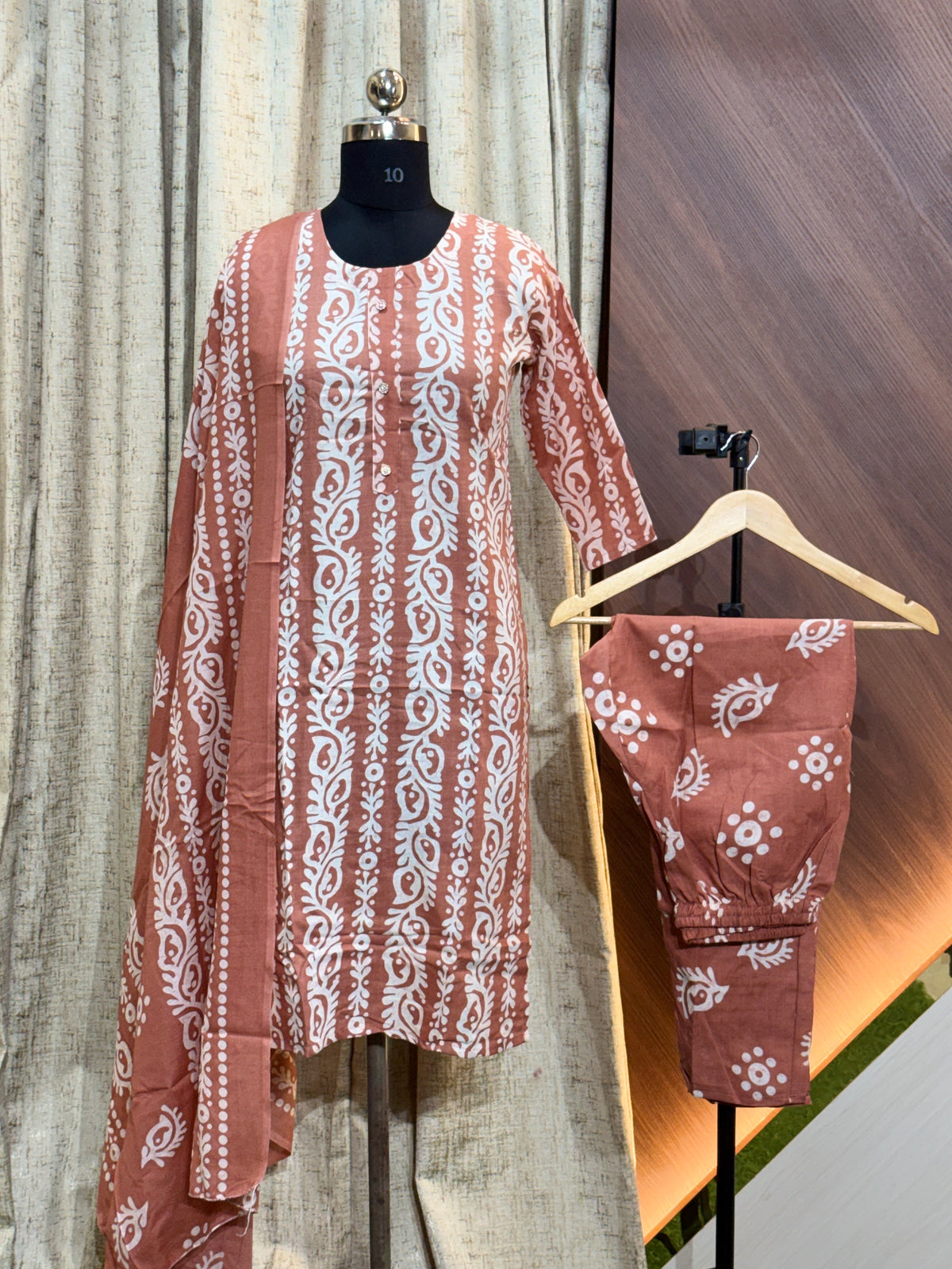 B783 - Cotton 3pc Kurta Set
