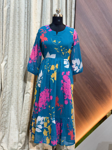 A922-  Georgette Frock