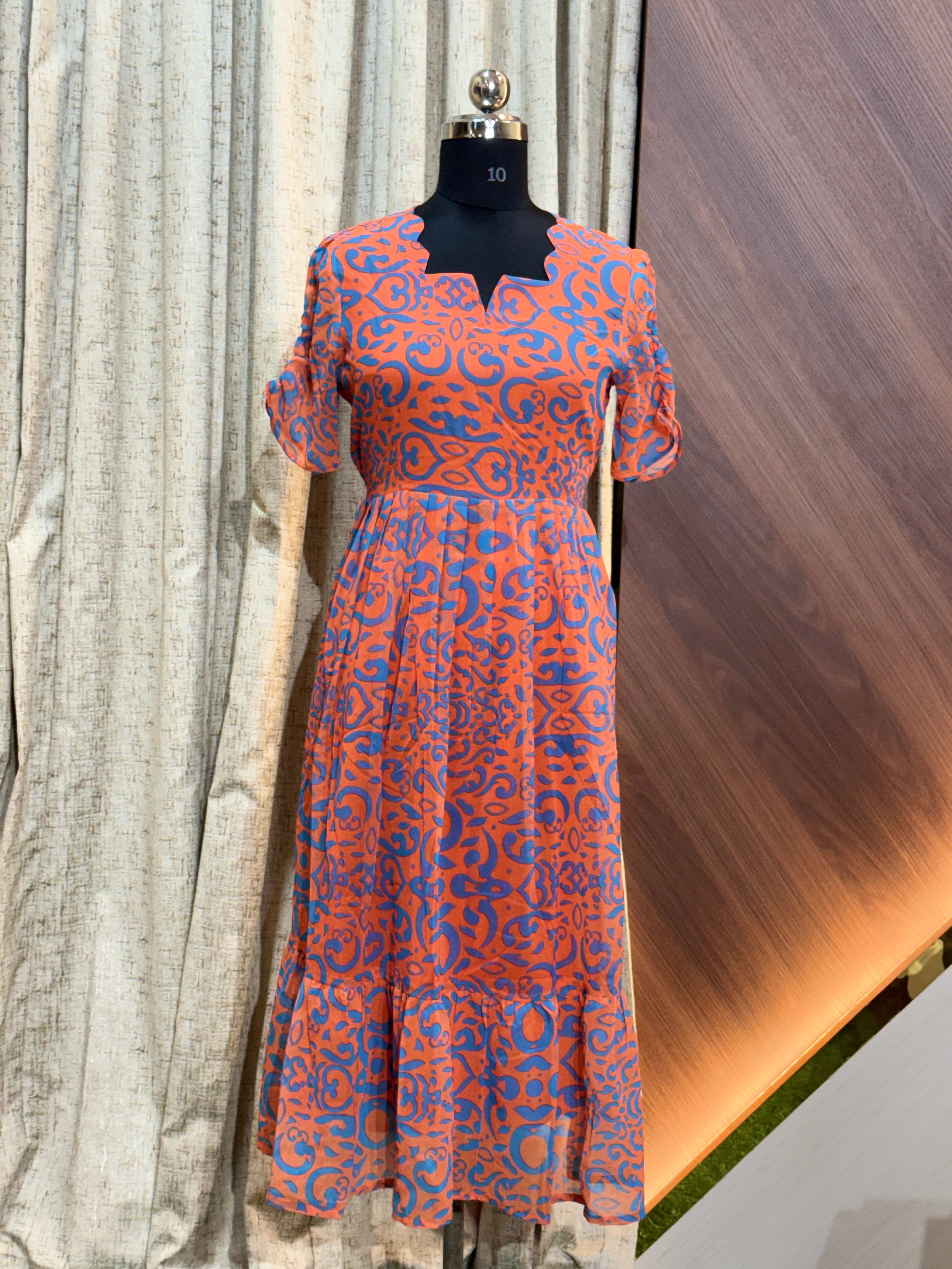 A925-  Georgette Frock