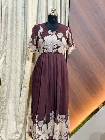 A928-  Georgette Frock