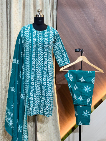 B780 - Cotton 3pc Kurta Set