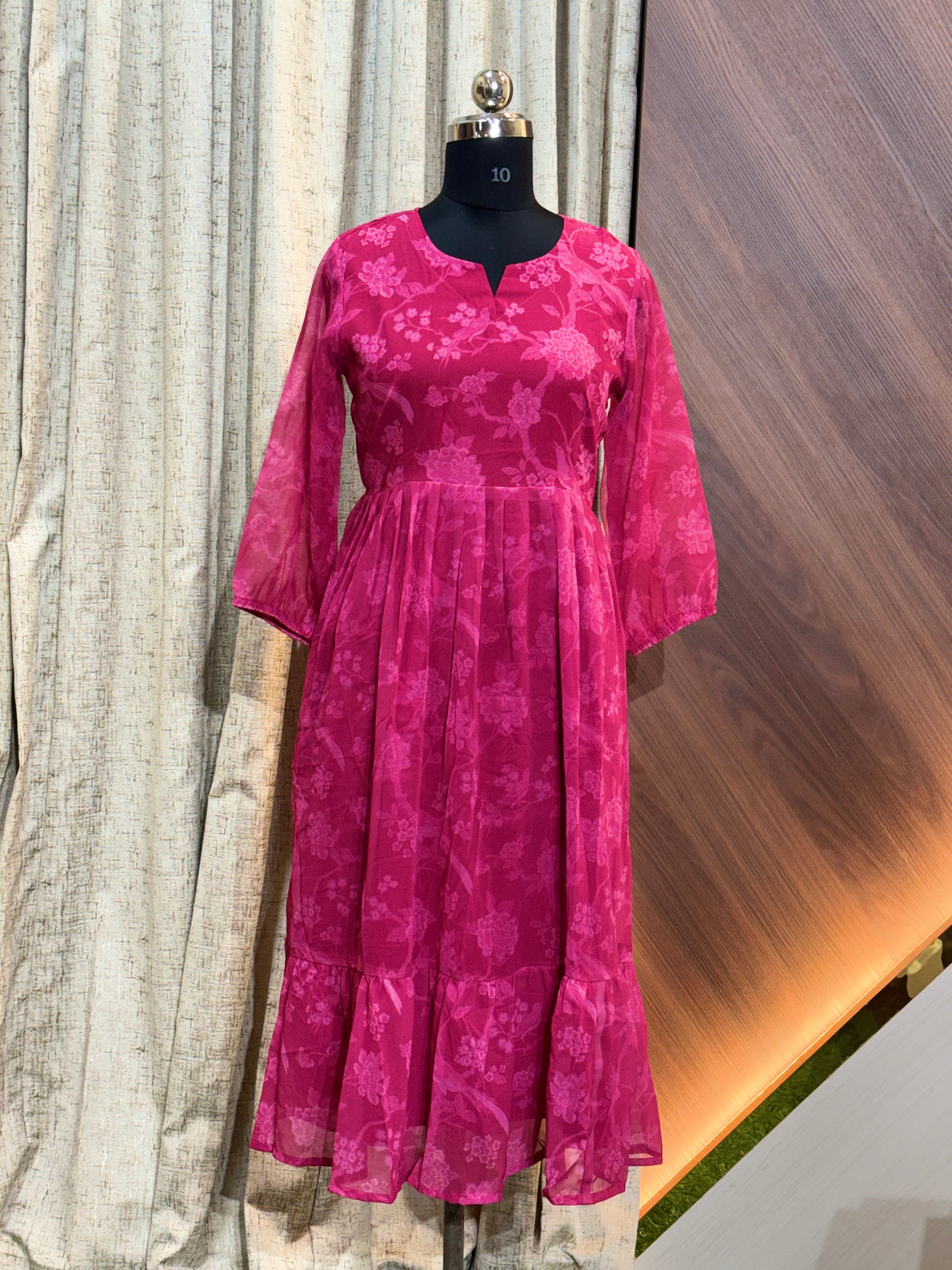 A926-  Georgette Frock