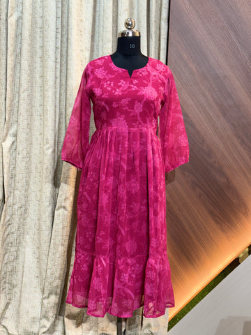 A926-  Georgette Frock