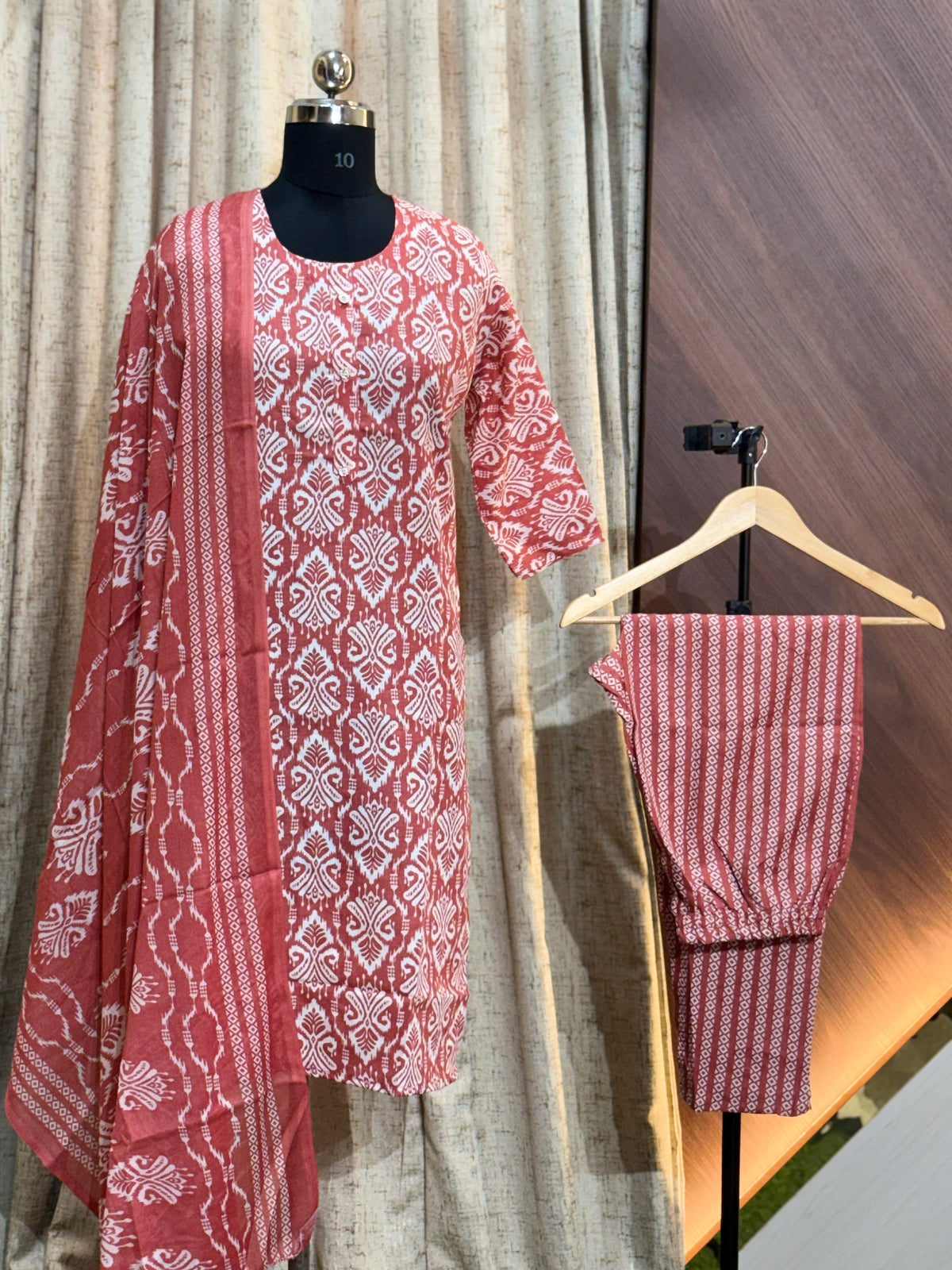 B650  - Cotton 3pc Kurta Set