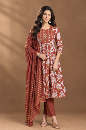 B617 - Kurti with Pant and Dupatta
