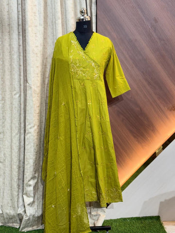 8567 -  Anarkali kurtis with duppatta