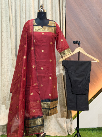 S008 - Kurti with Pant and Dupatta