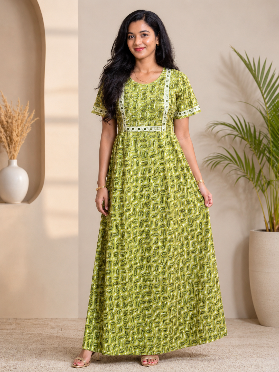 9747 - Frock Style Nighty