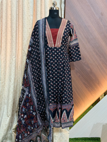 A1080  - Anarkali kurtis with Dupatta
