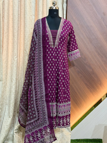 A1083 - Anarkali kurtis with Dupatta