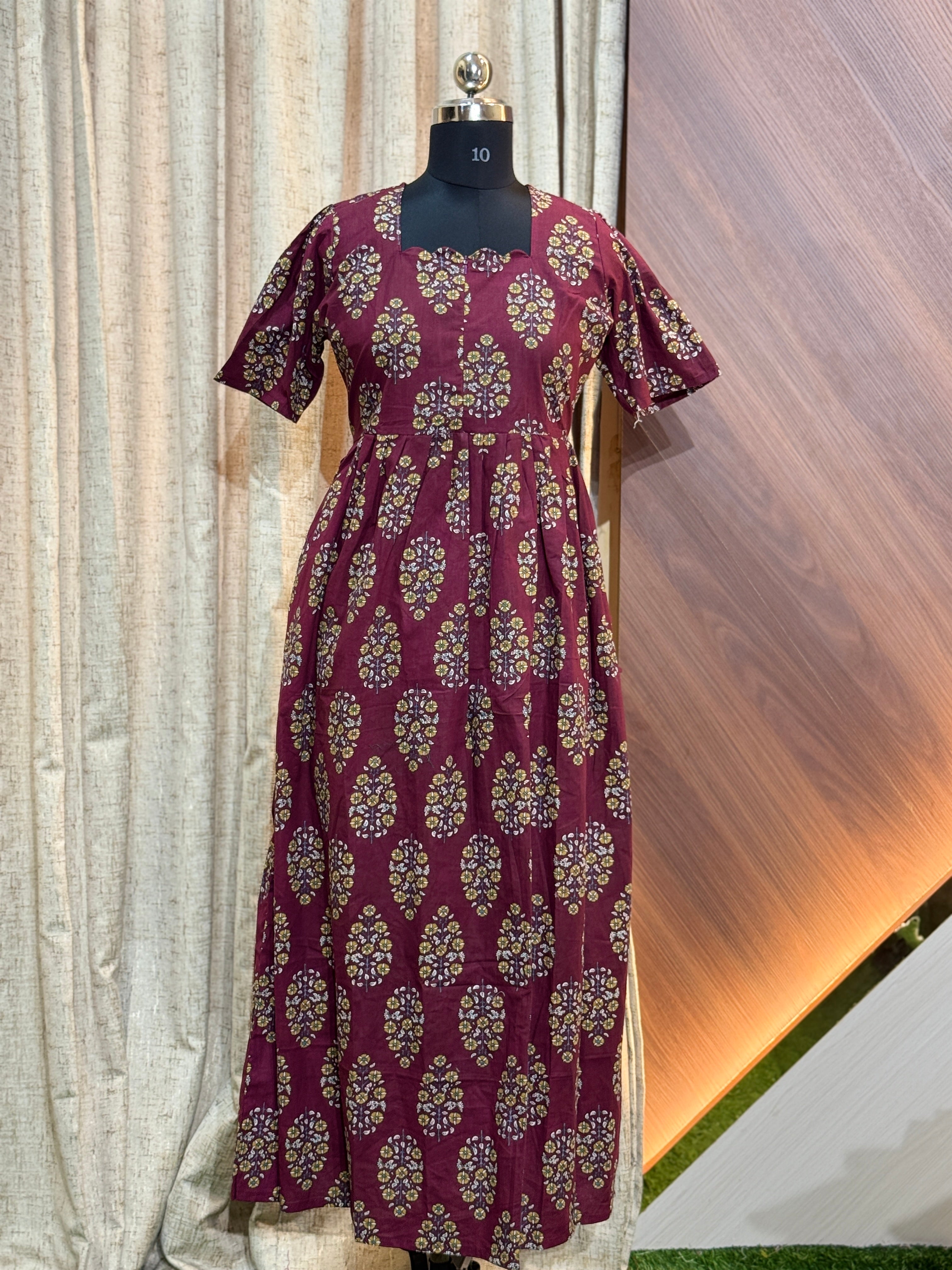 A1261 - Frock Style Nighty Feeding