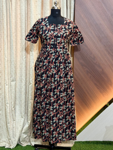 A1258 - Frock Style Nighty Feeding