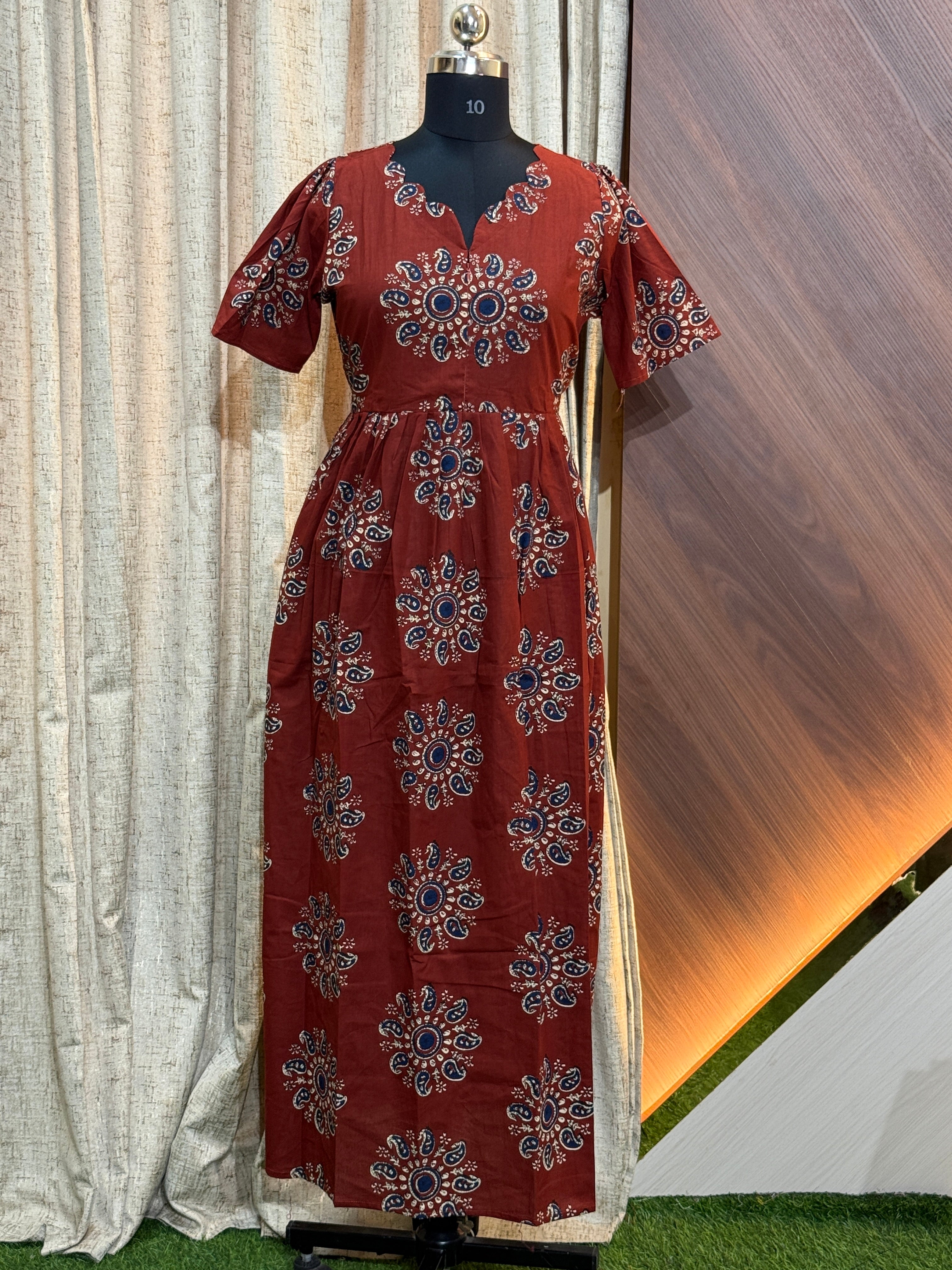 A1253 - Frock Style Nighty Feeding
