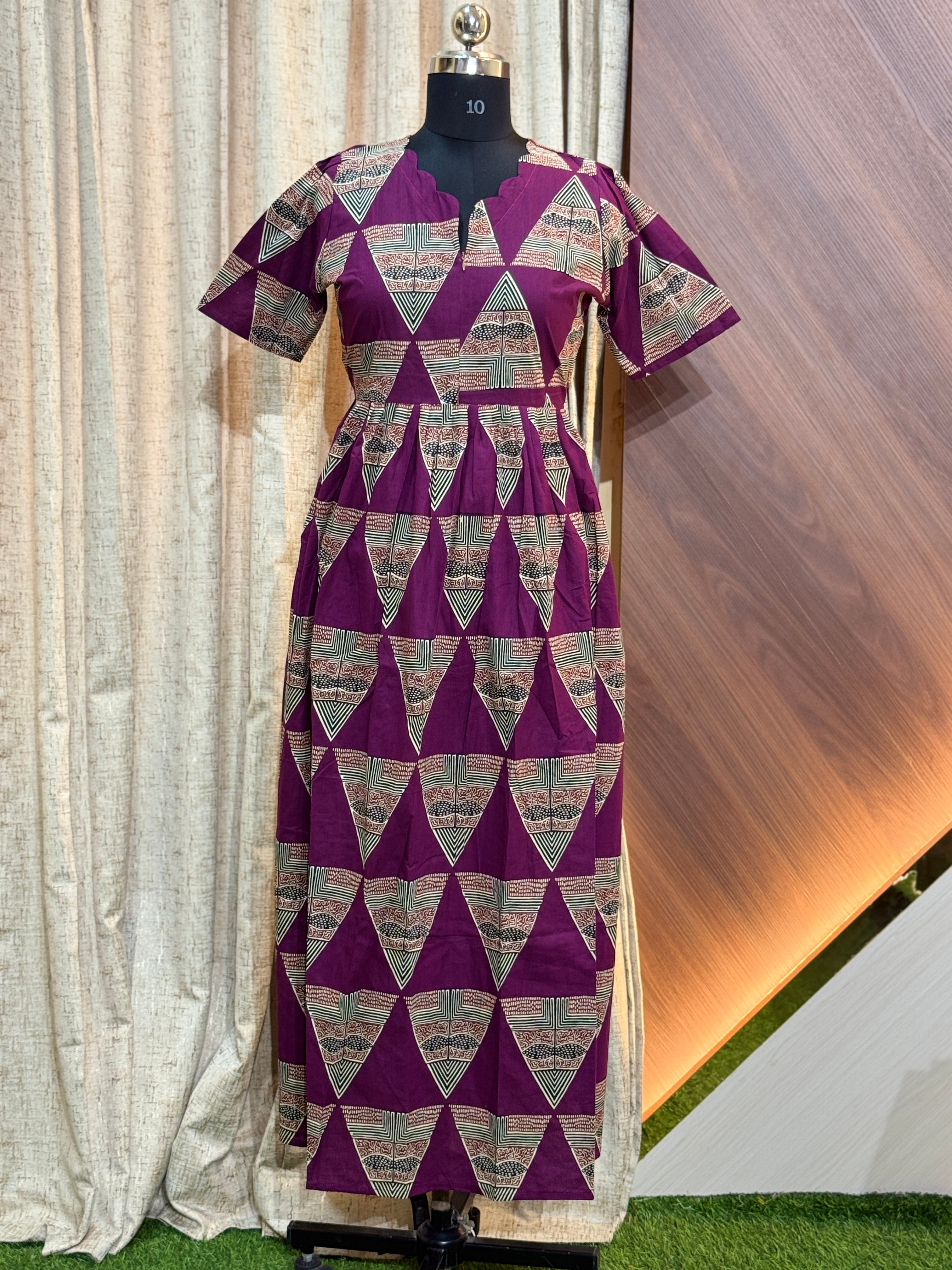 A1254 - Frock Style Nighty Feeding