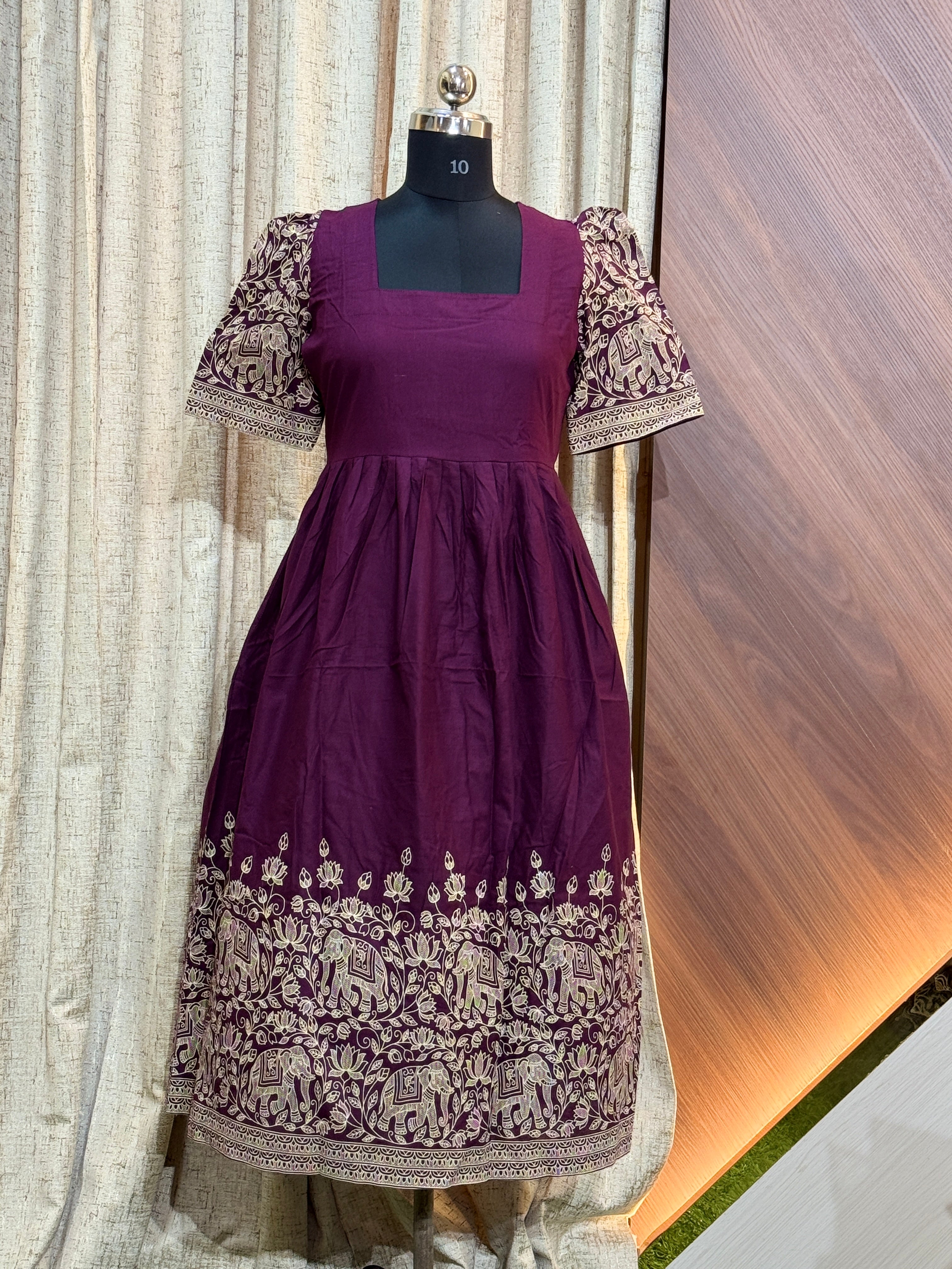 A1202 - Fit & Flared Frock