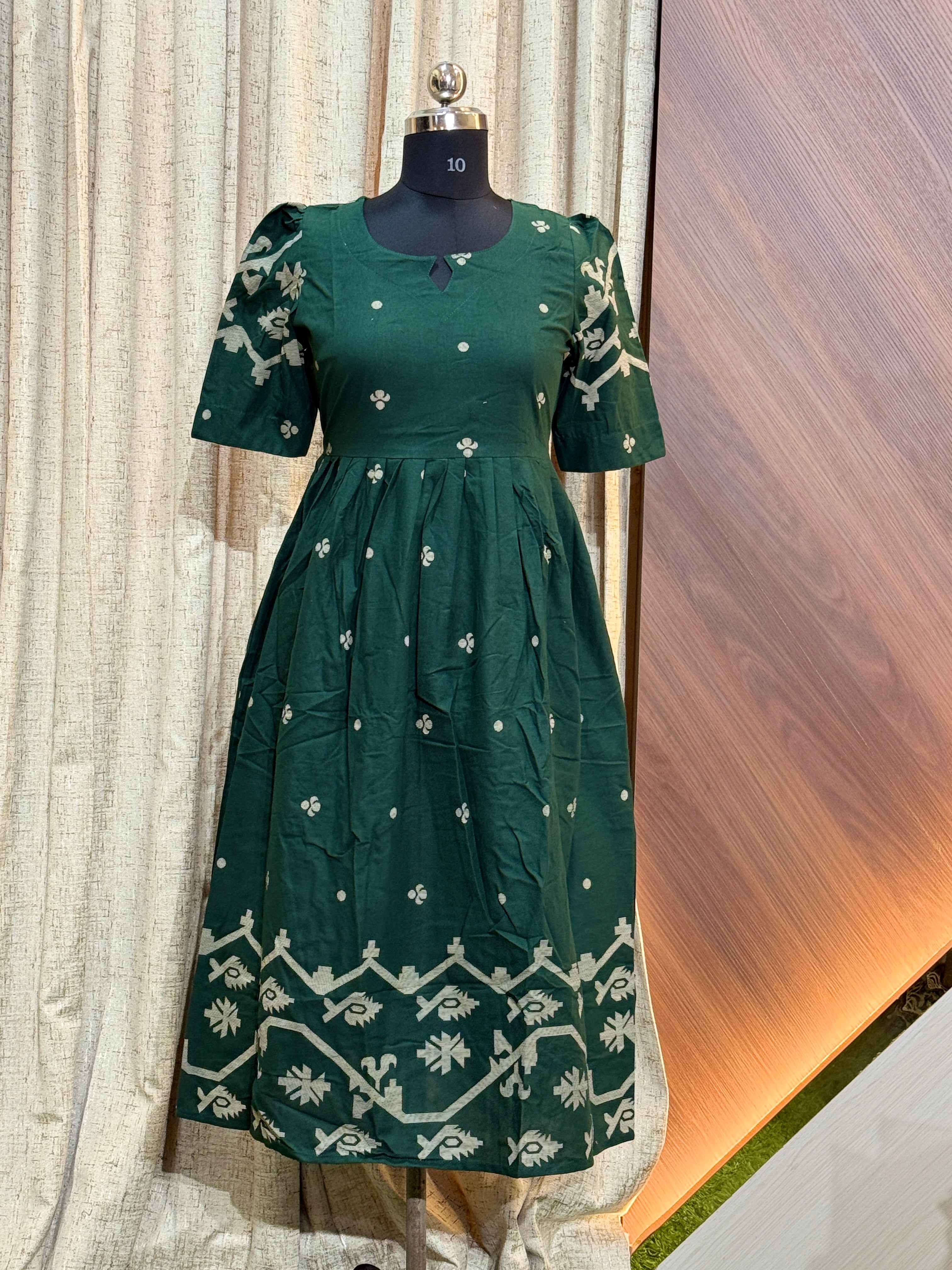 A1203 - Fit & Flared Frock