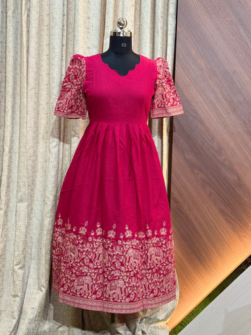 A1200 - Fit & Flared Frock