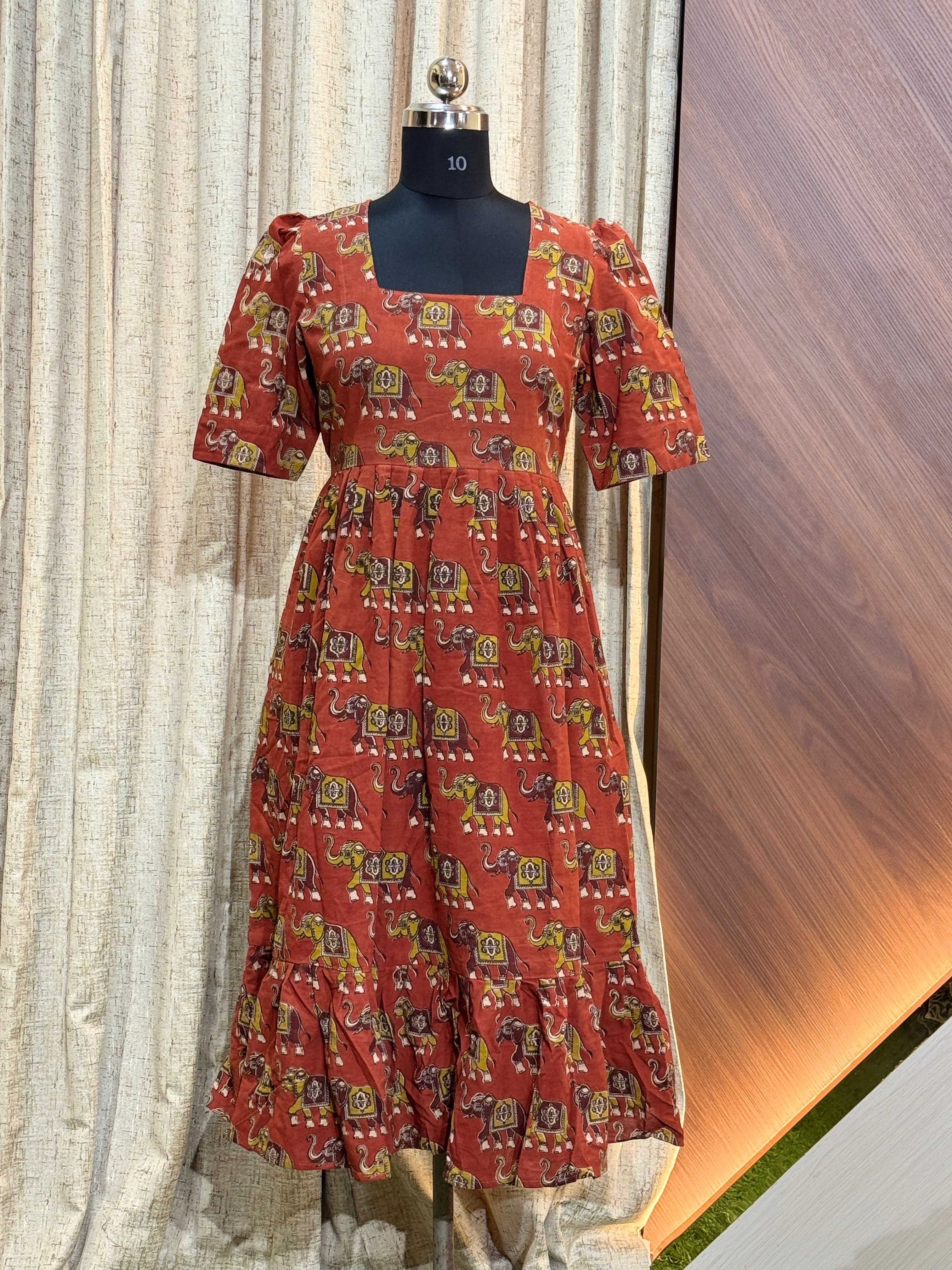 A1208  - Kalamkari Frock