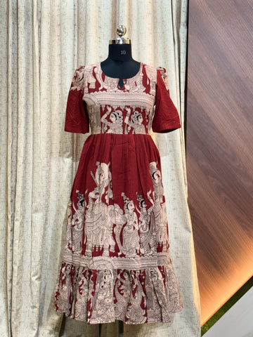 A1206  - Kalamkari Frock
