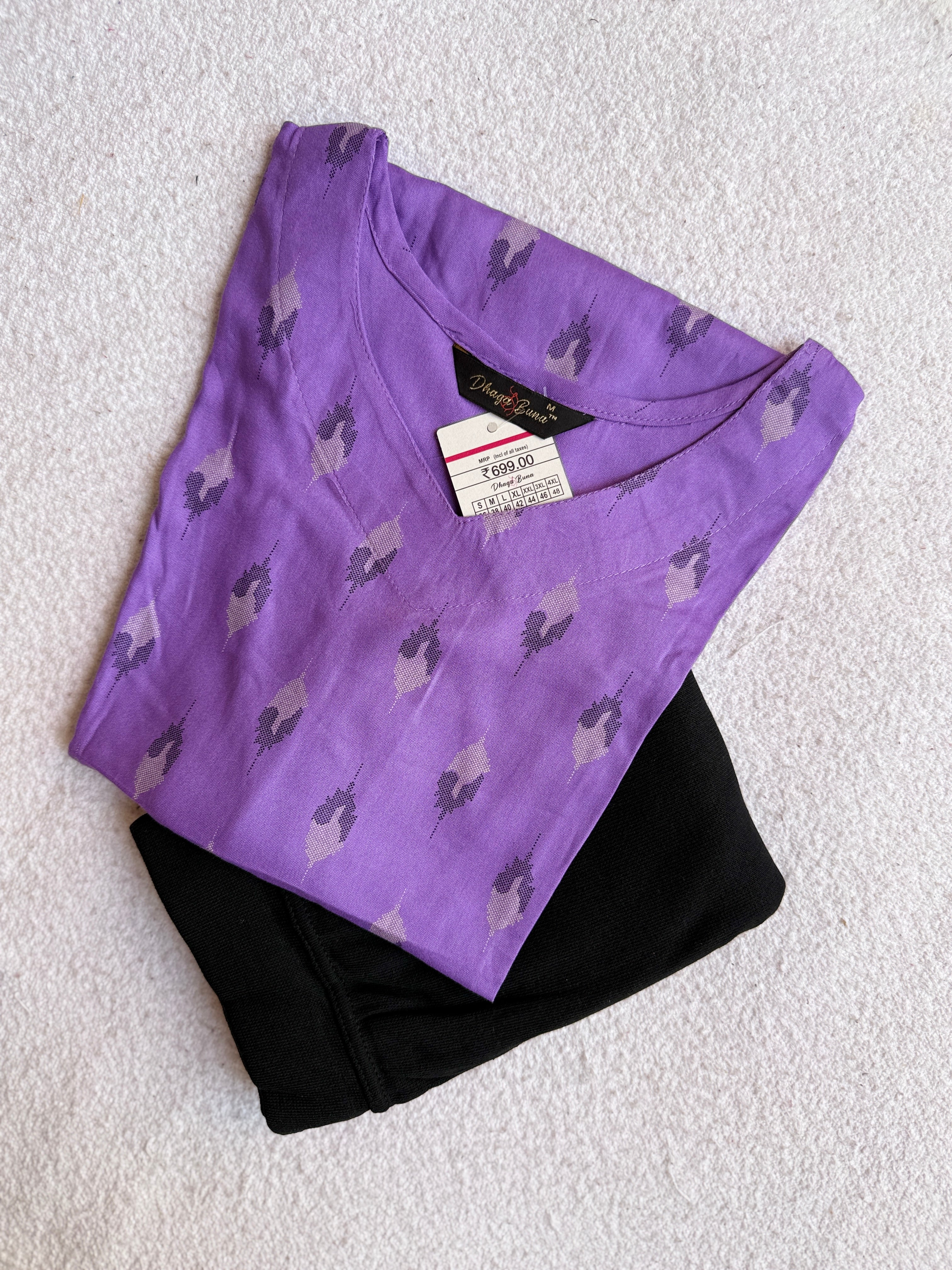 A1273 - Kurti with Jeggings Combo