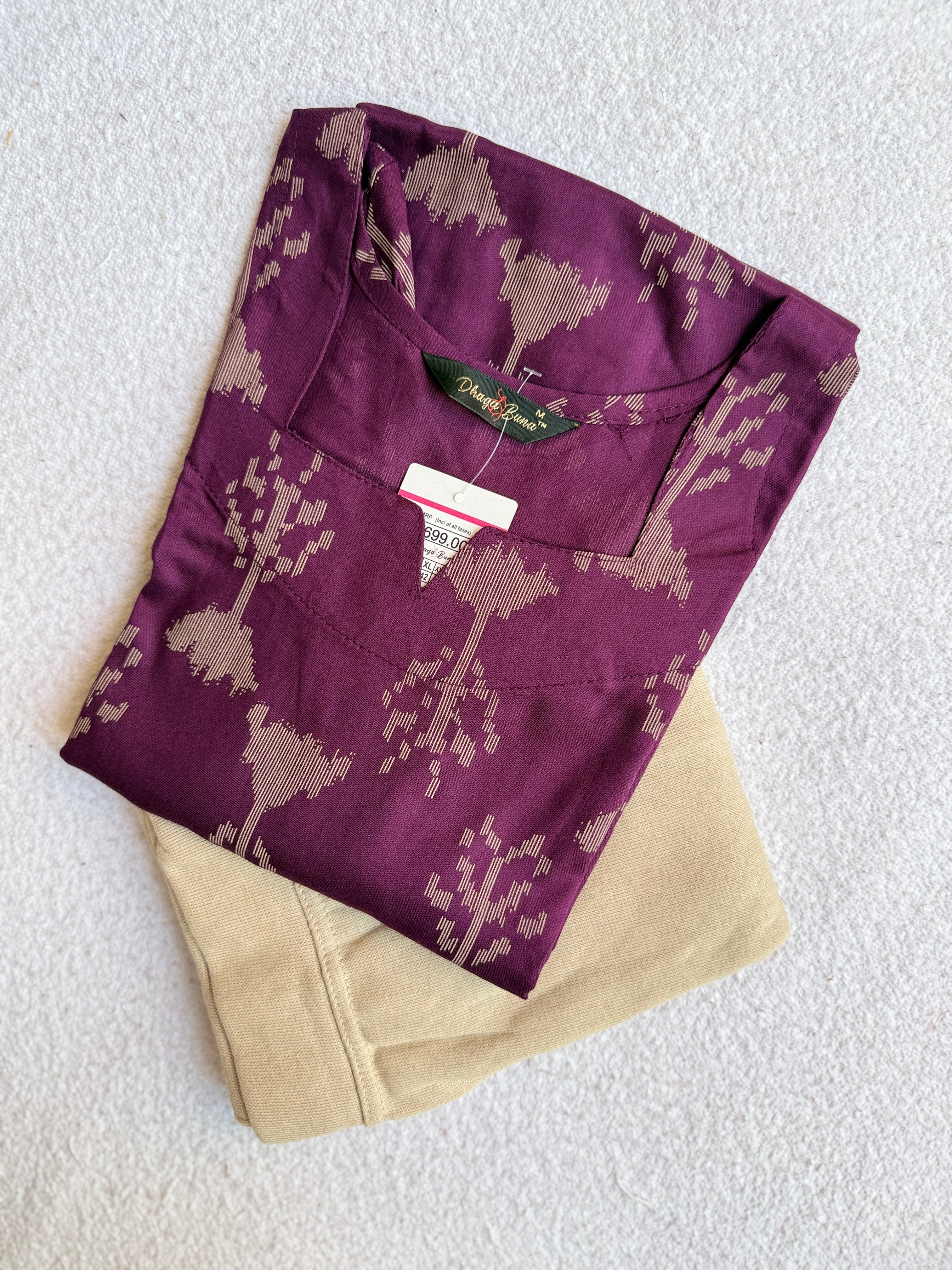 A1271 - Kurti with Jeggings Combo