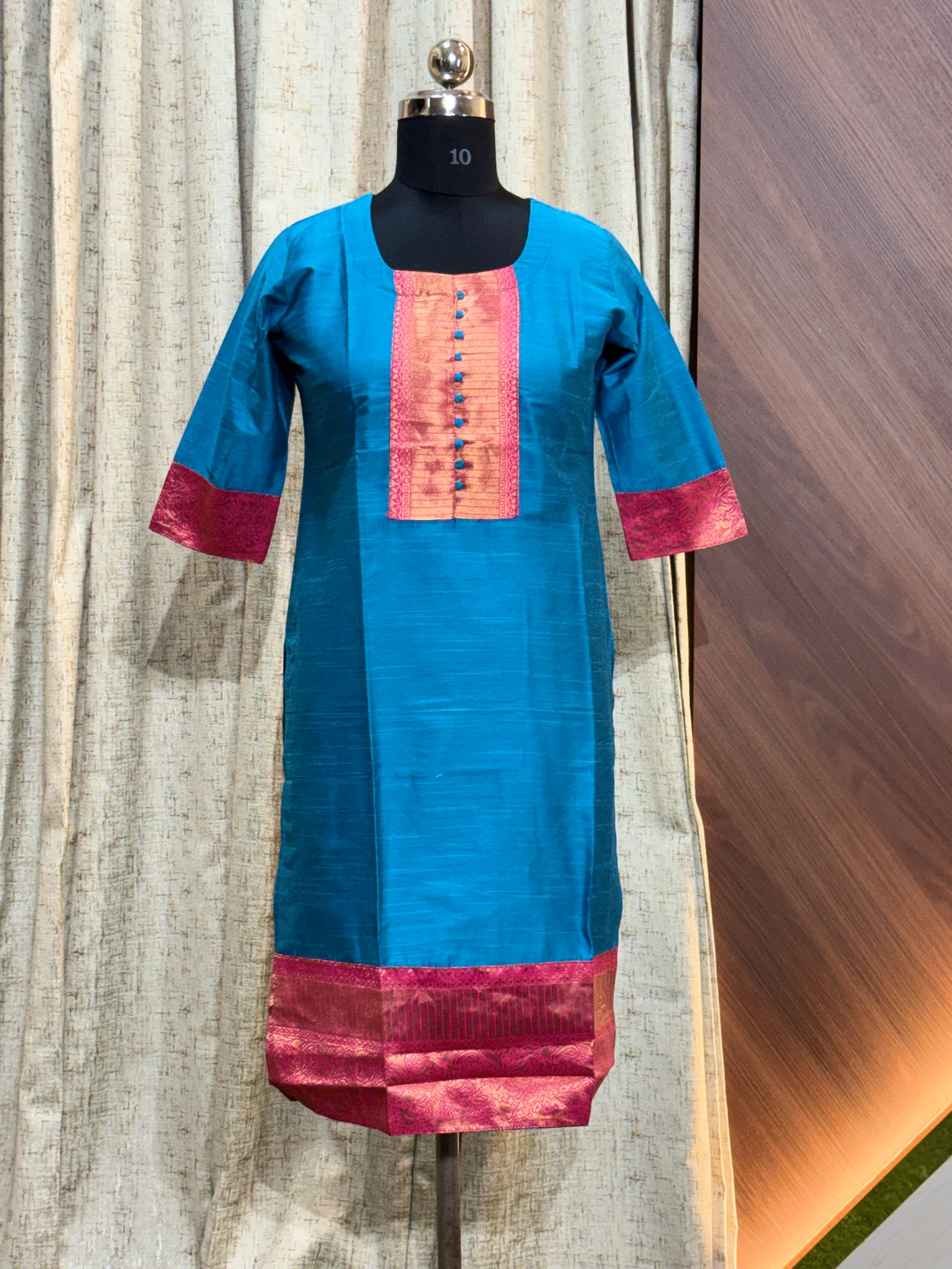 B183 - Daily wear  Silk Kurtis