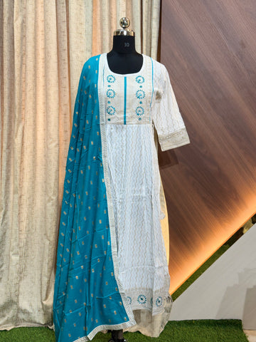 B124 - Anarkali kurtis with Dupatta