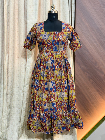 B166  - Kalamkari Frock