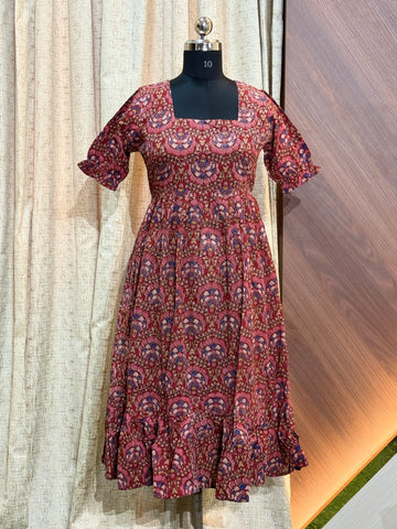 B162  - Kalamkari Frock