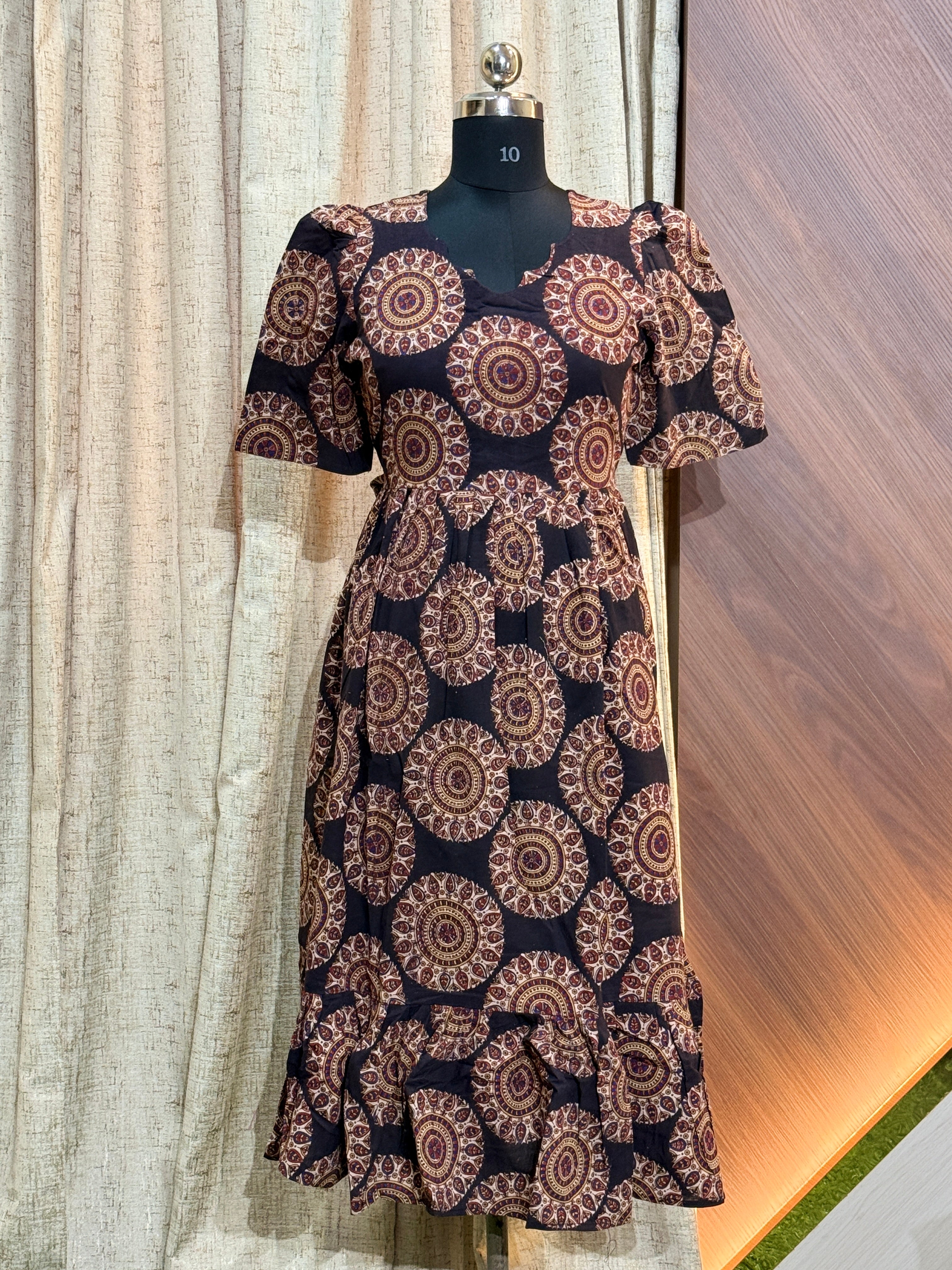 B163  - Kalamkari Frock