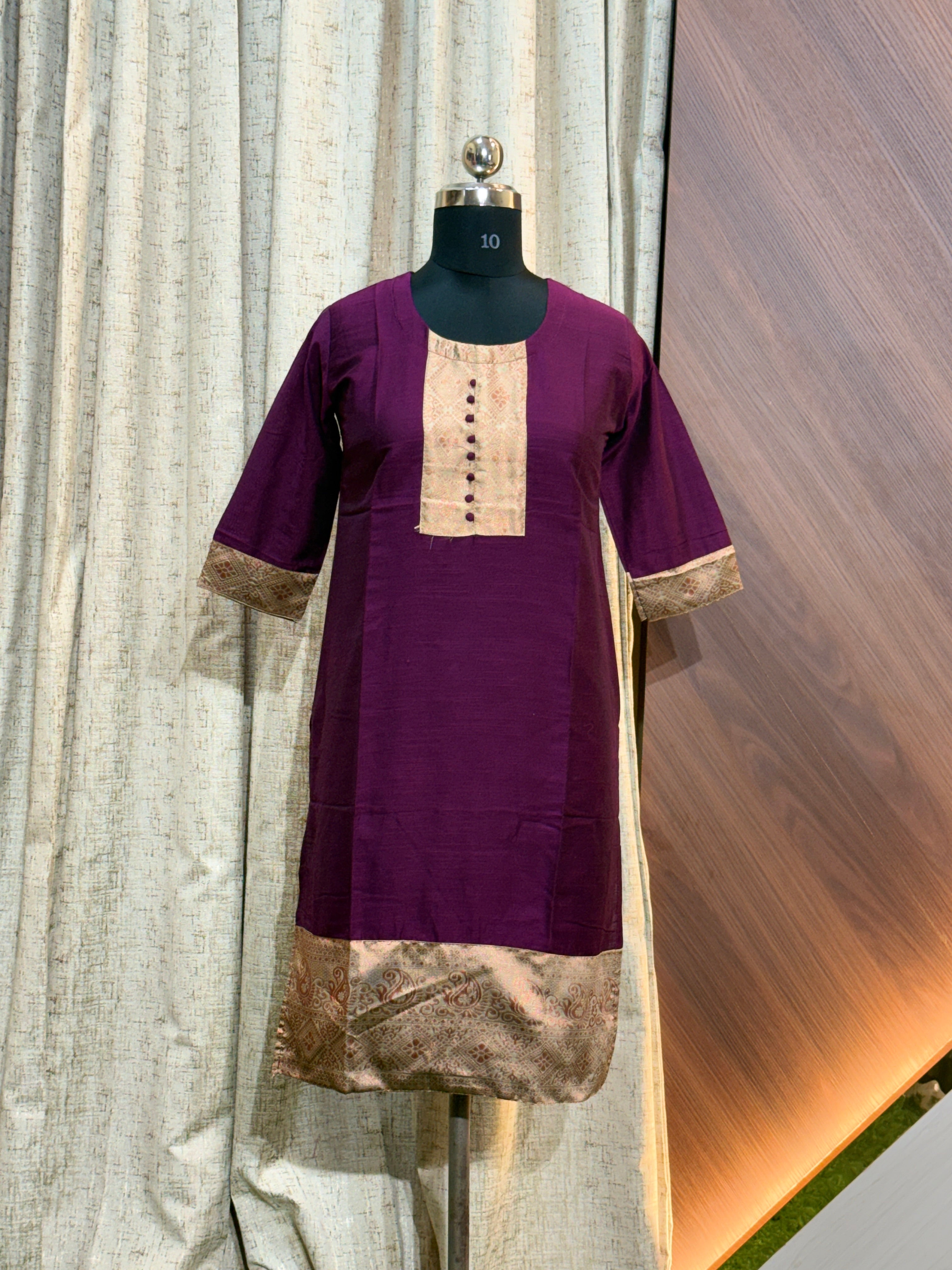 B178 - Daily wear  Silk Kurtis