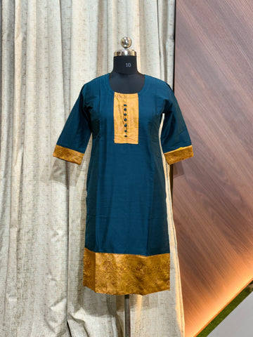 B179 - Daily wear  Silk Kurtis