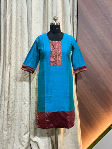 B176 - Daily wear  Silk Kurtis
