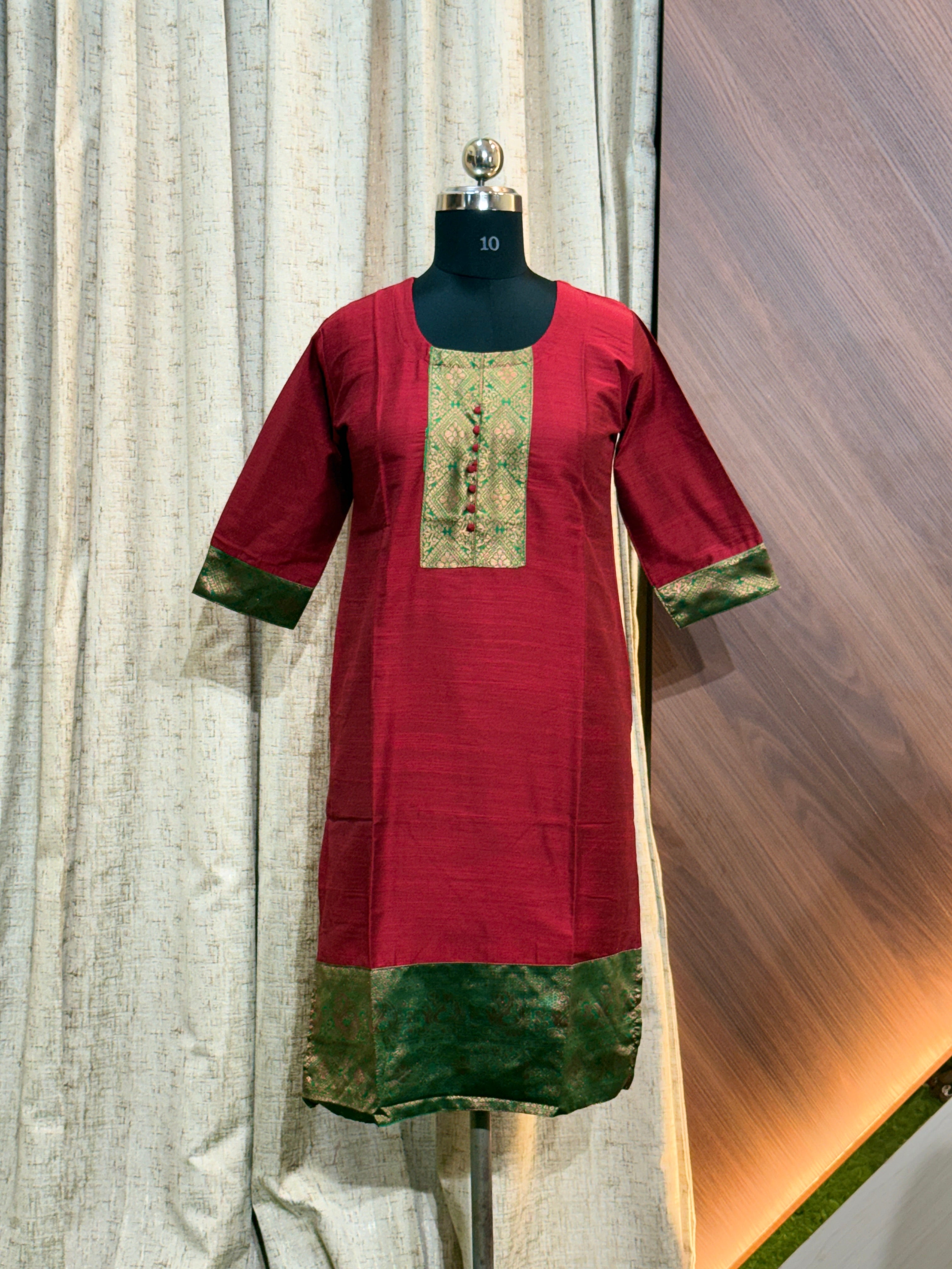 B175 - Daily wear  Silk Kurtis
