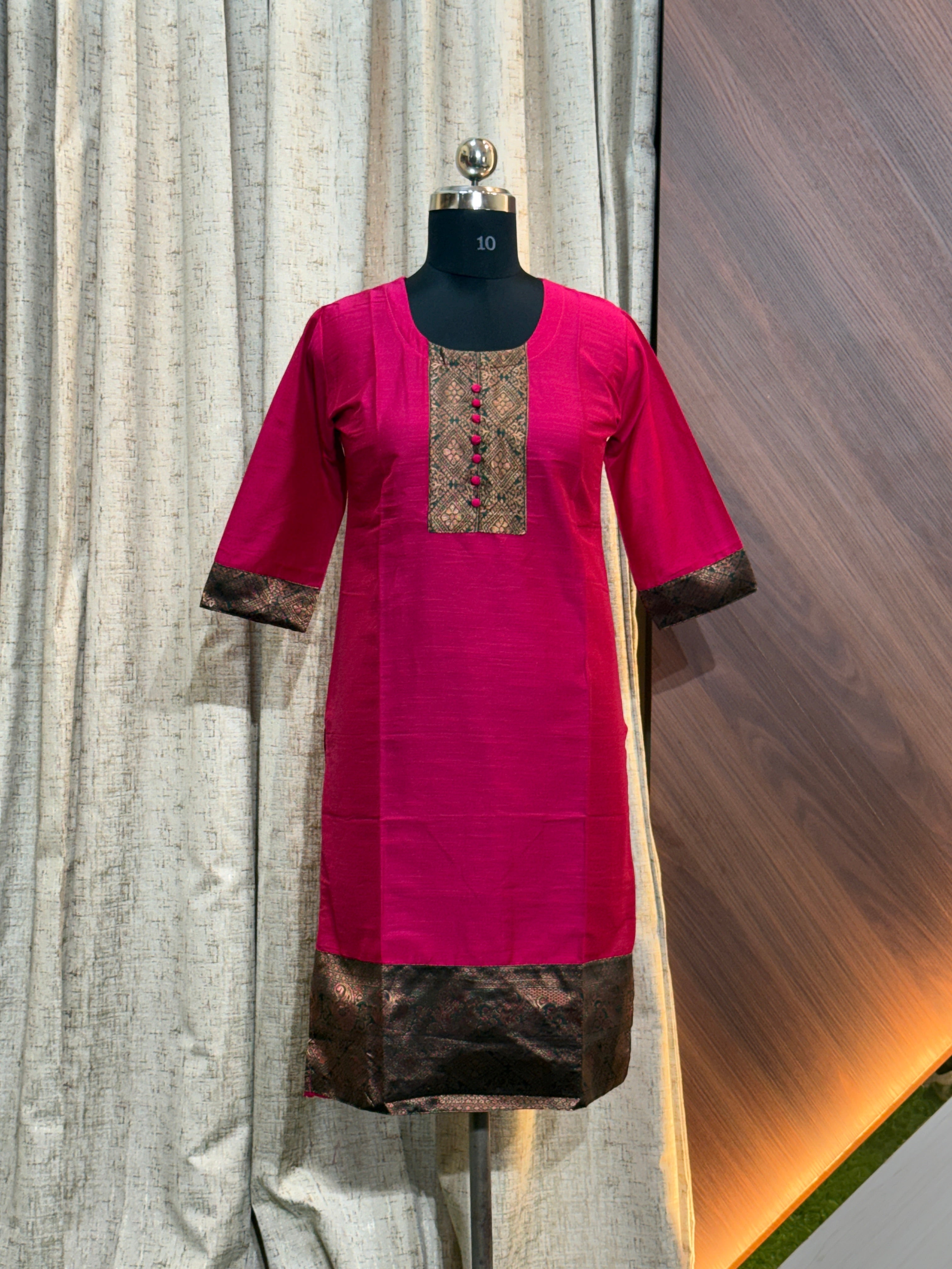 B181 - Daily wear  Silk Kurtis