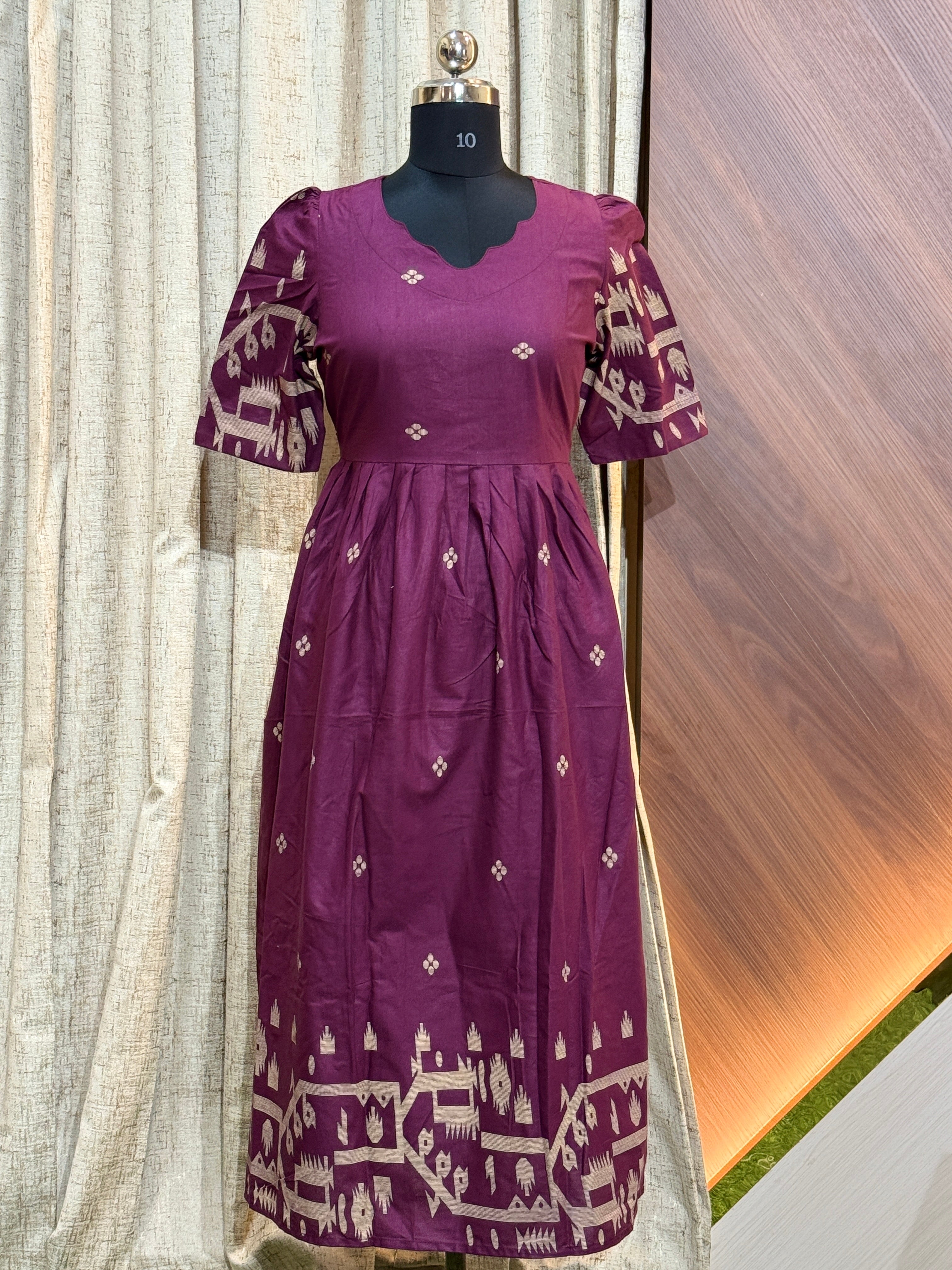 B197  - Fit & Flared Frock
