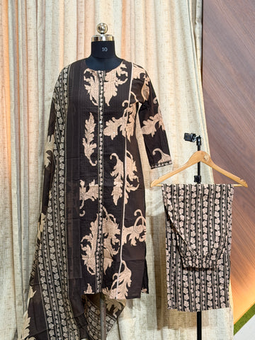 9545  - Cotton 3pc Kurta Set