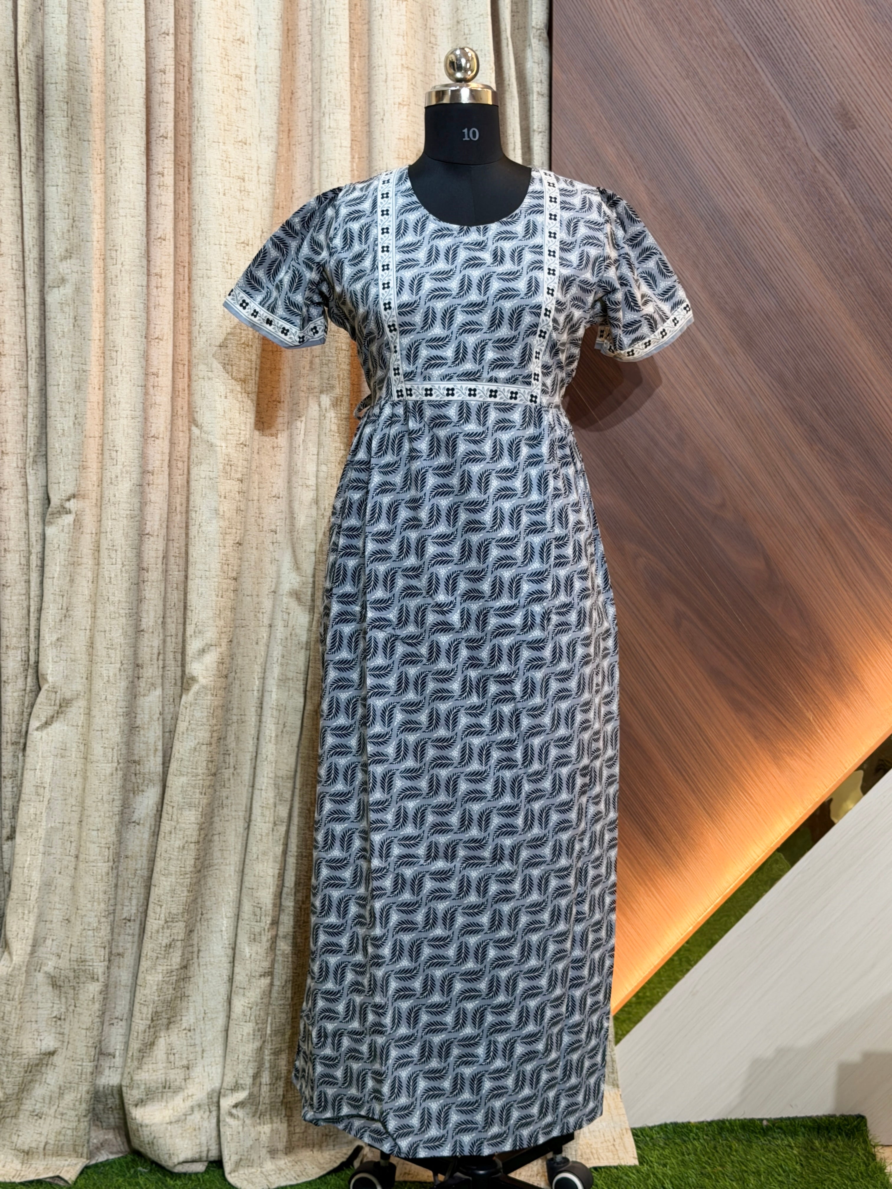 9745 - Frock Style Nighty