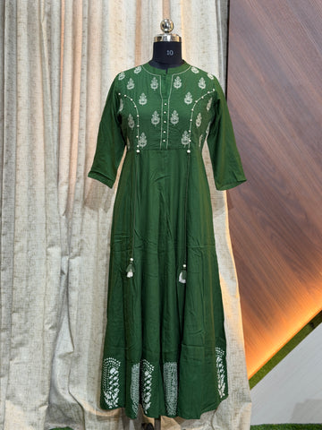9820 -  Anarkali Kurtis