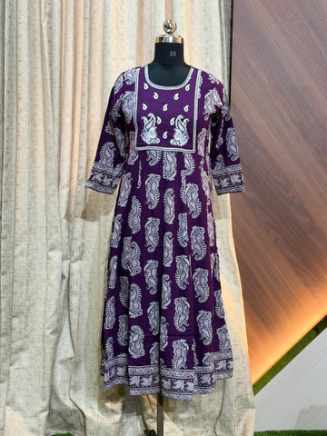 9813 -  Anarkali Kurtis