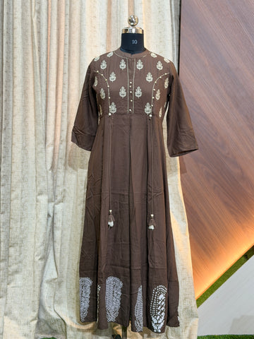 9821 -  Anarkali Kurtis
