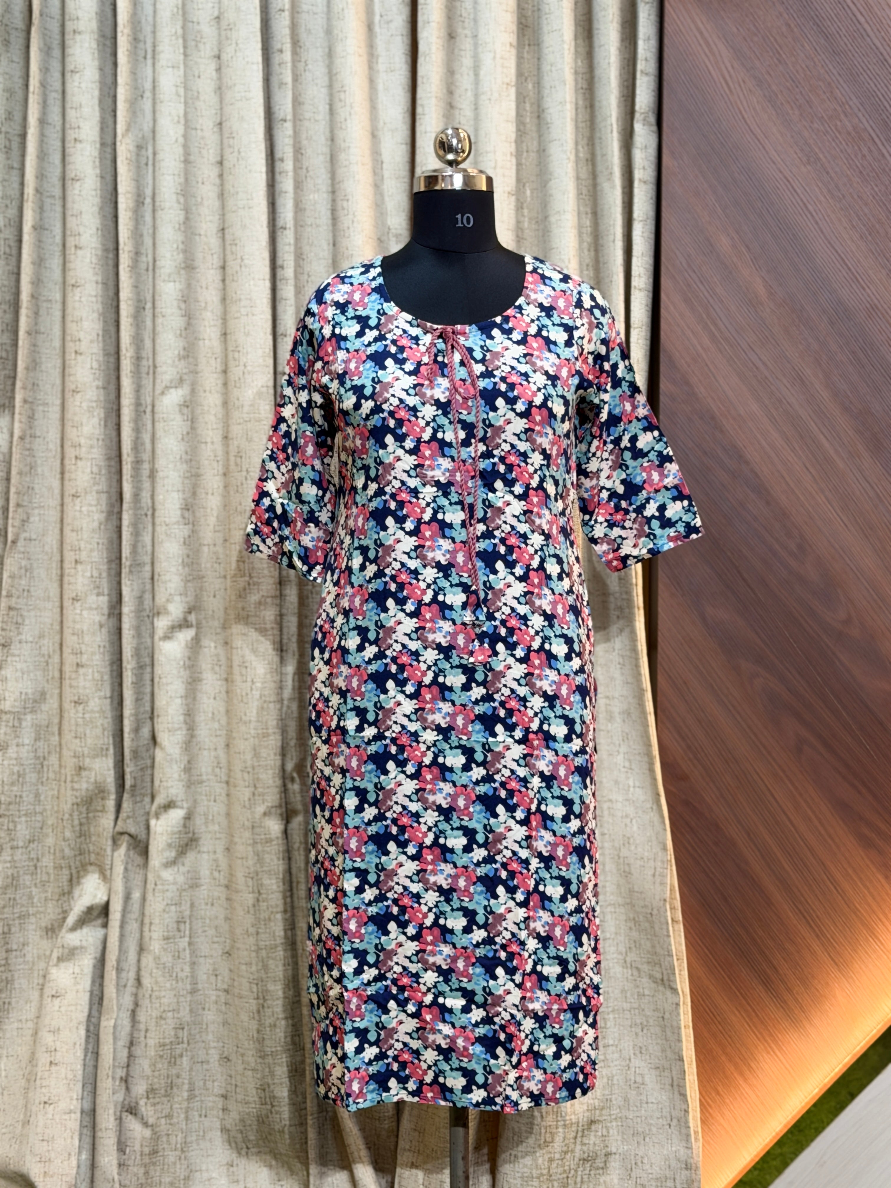 9839 - Daily wear Long Kurtis